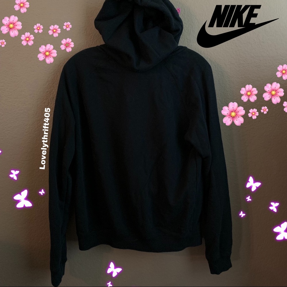 Nike Rally Funnel-Neck Metallic Logo Hoodie Size M - Picture 5 of 6